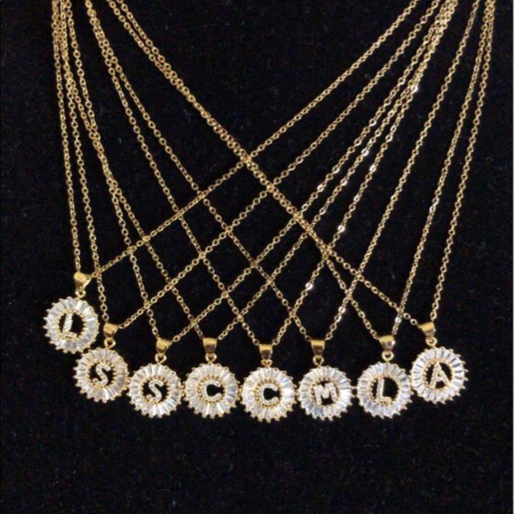 new 18k gold filled cz diamond necklace - Picture 1 of 8